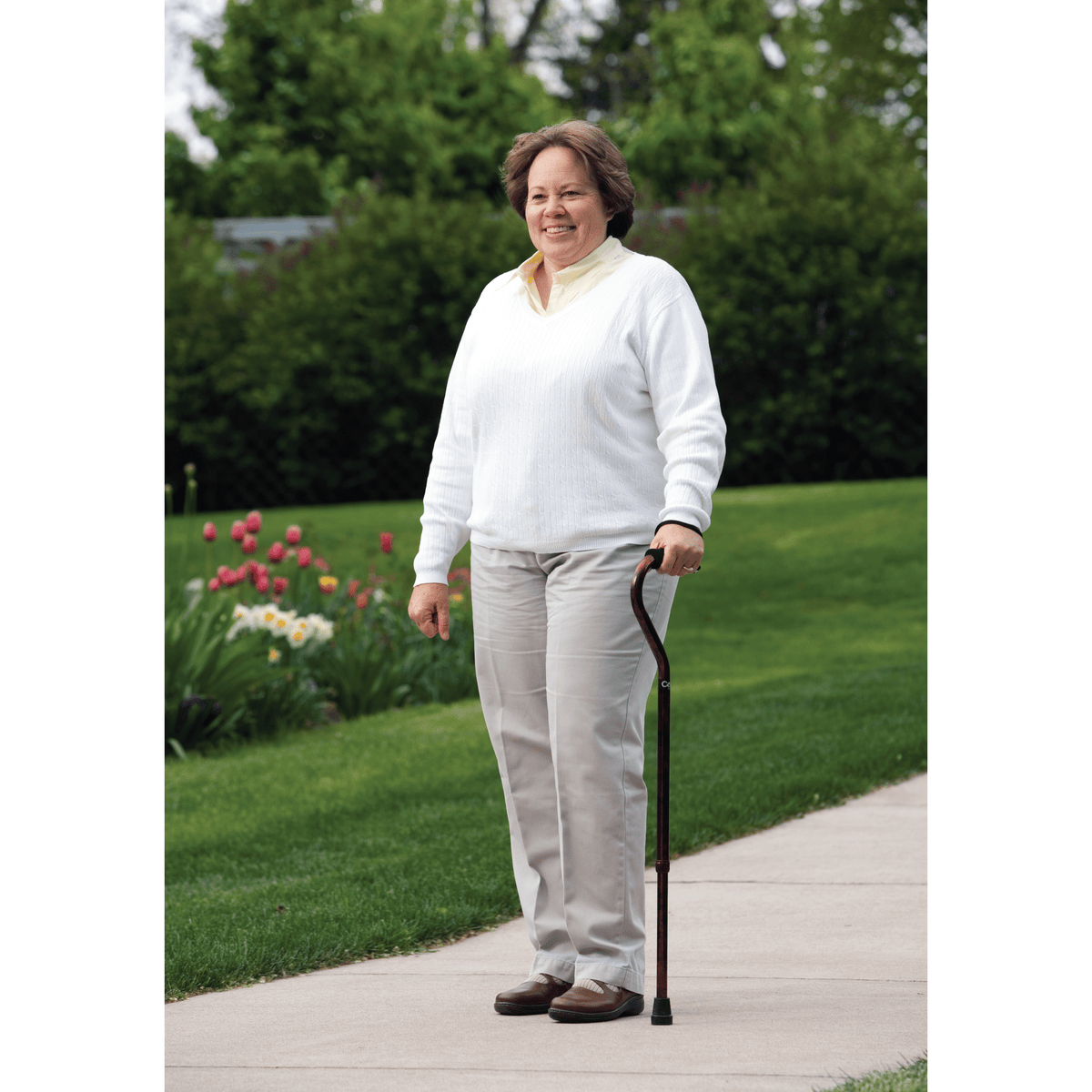 Carex Designer Offset Walking Cane