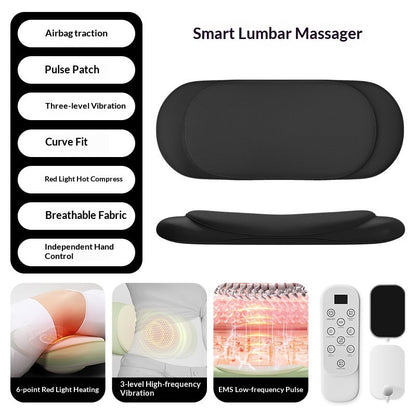 Household Hot Compress Pulse Lumbar Massager
