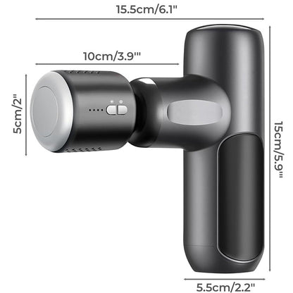 Massage Gun With Heat And Cold, Mini Massage Gun Deep Tissue Heat Muscle Massage