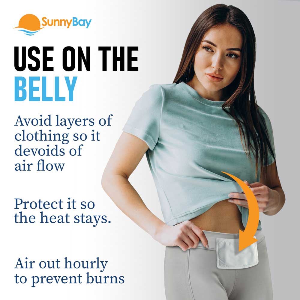 Disposable Heat Patches for Back Ache Relief (30 Pack)