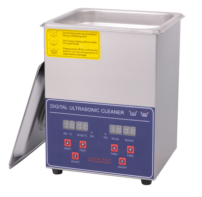 Digital Ultrasonic Cleaners – 2L, 6L, 10L & 30L Heated Stainless Steel