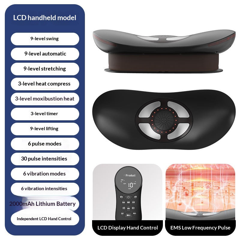 Household Hot Compress Pulse Lumbar Massager
