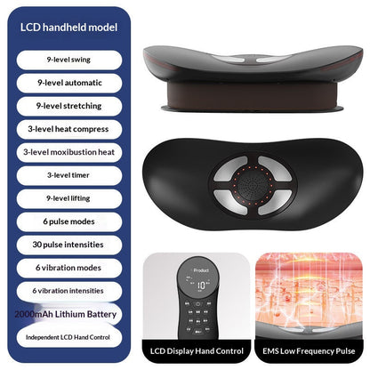 Household Hot Compress Pulse Lumbar Massager
