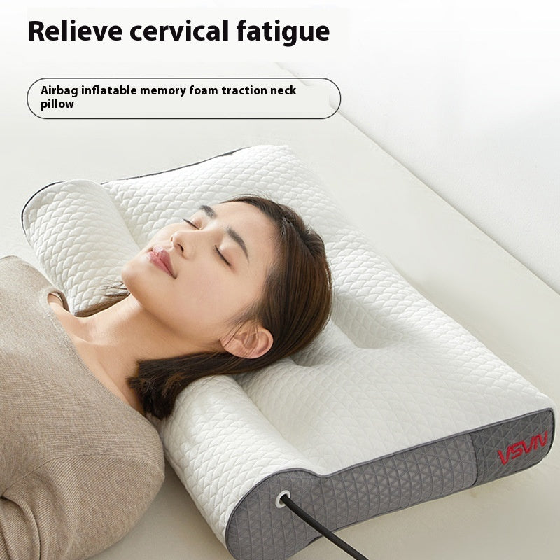 Inflatable Cervical Traction Pillow