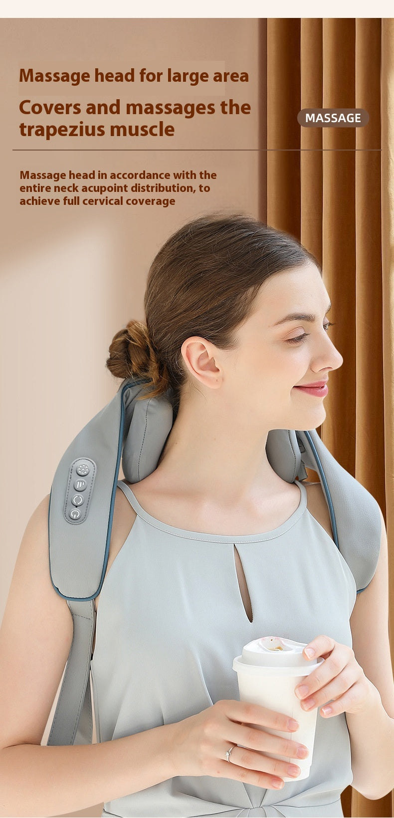 Hot Neck Kneading Massager