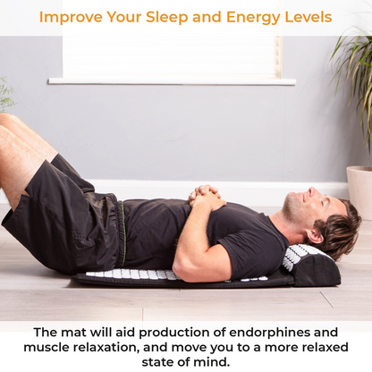New Premium Acupressure Shakti Massage Mat & Pillow Set Fitness Yoga Massage Mat