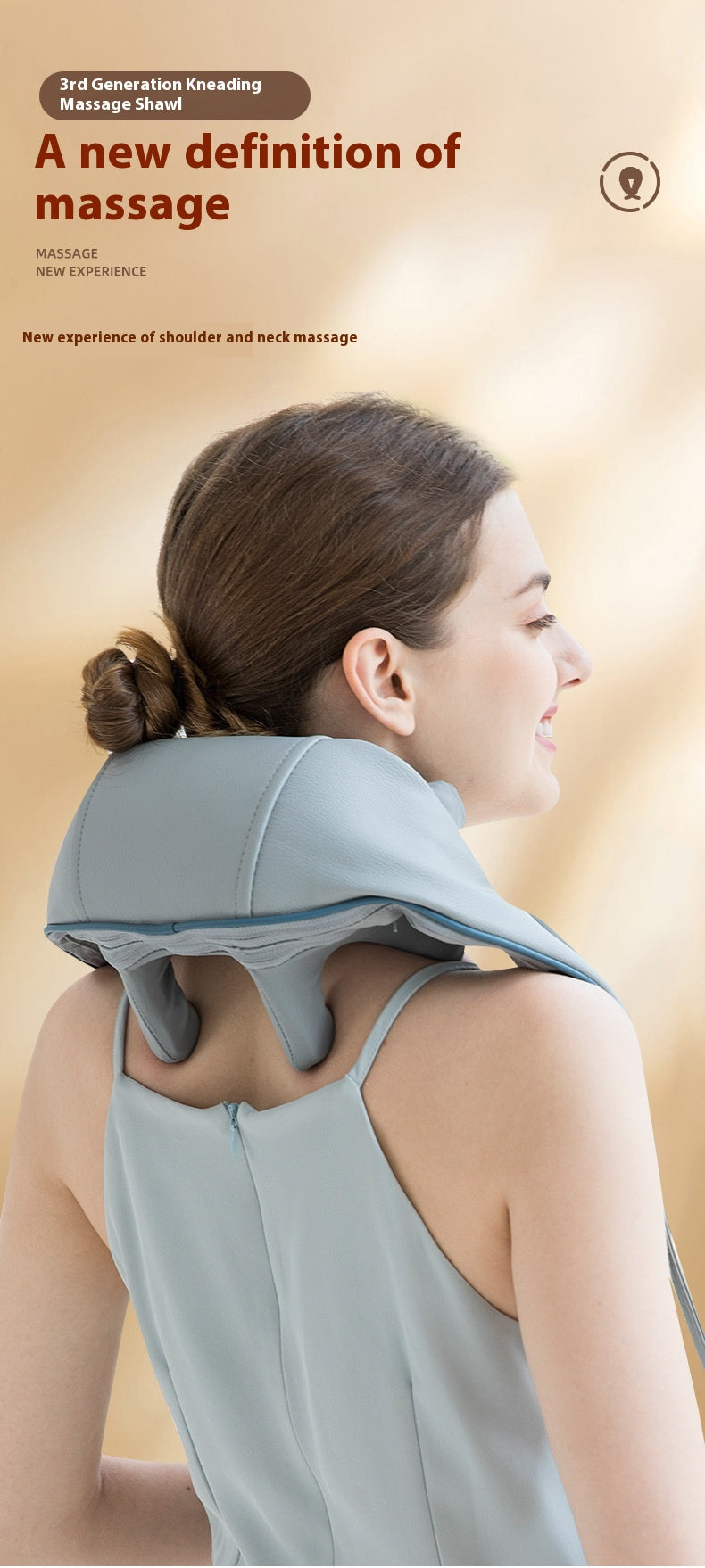 Hot Neck Kneading Massager
