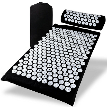 New Premium Acupressure Shakti Massage Mat & Pillow Set Fitness Yoga Massage Mat
