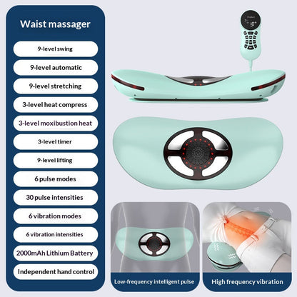 Household Hot Compress Pulse Lumbar Massager