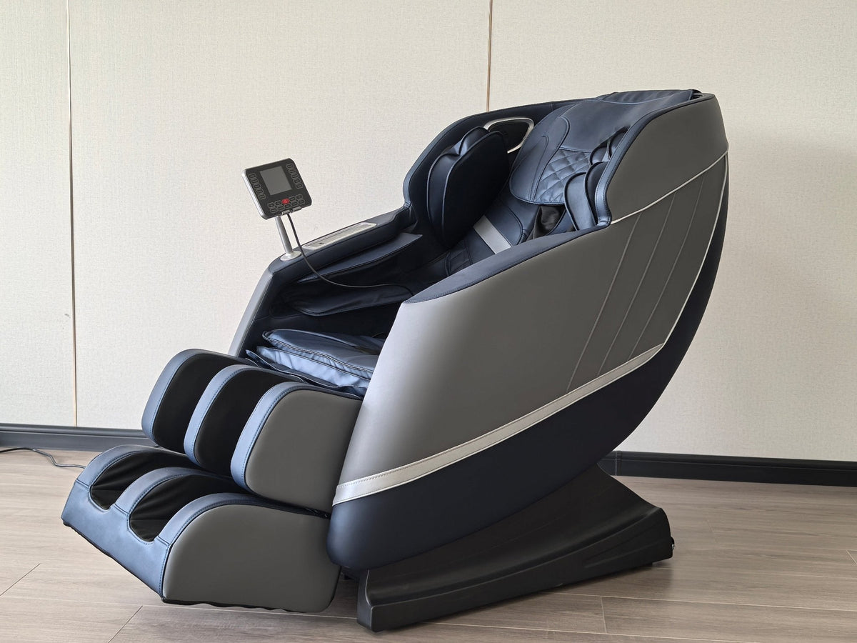 Full Body Zero Gravity Massage Chair with Heating, Foot Rollers & Bluetooth – 7146190