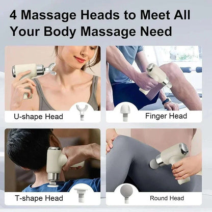 Massage Gun Portable Mini Handheld Fascia Gun Deep Tissue Muscle Relaxation Adjustable Speed Fascia Gun For Body Back Neck Legs