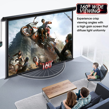 New 120" Motorized Projector Screen – Indoor & Outdoor | 599110