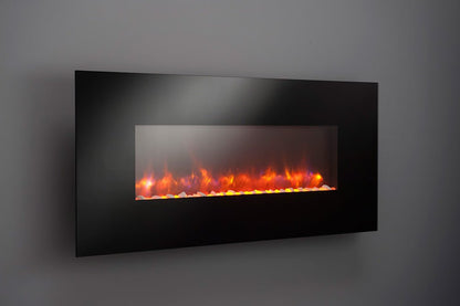 50" Wall Mount LED Electric Fireplace Heater – 1500W Remote Control Recessed Wall Unit | WF1350