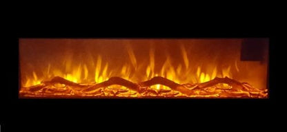 50" Wall Mount LED Electric Fireplace Heater – 1500W Remote Control Recessed Wall Unit | WF1350