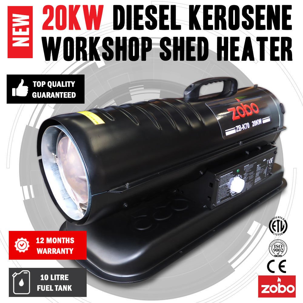 175,000 & 70,000 BTU Diesel Shop Heaters – Portable Industrial Heating Units