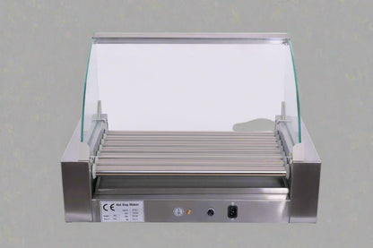 18 Hot Dog Roller Grill Machine with Cover – Commercial Cooker | Model ETR27