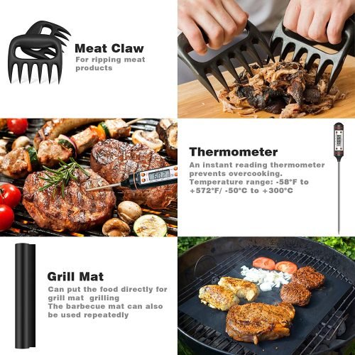25-Piece Stainless Steel BBQ Tool Set – Outdoor Grill Accessories Kit | S3131