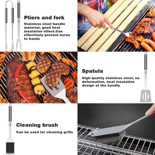 25-Piece Stainless Steel BBQ Tool Set – Outdoor Grill Accessories Kit | S3131