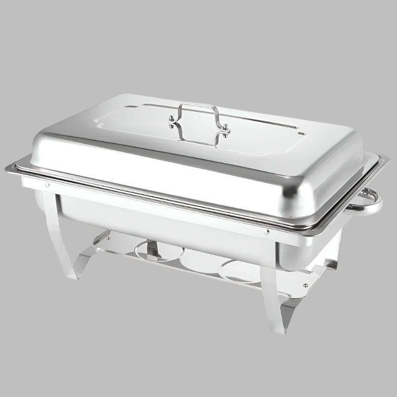 New 9L Stainless Steel Buffet Chafer – Chafing Dish Set for Catering, Parties & Events 7222055