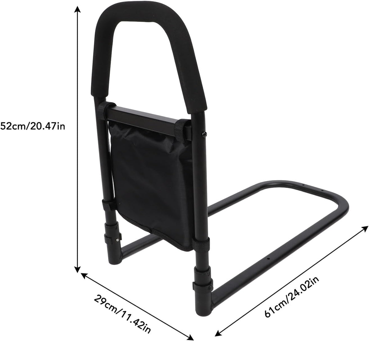 Adjustable Bed Assist Rail – Medical Support Bar for Elderly Safety (Model 285160)