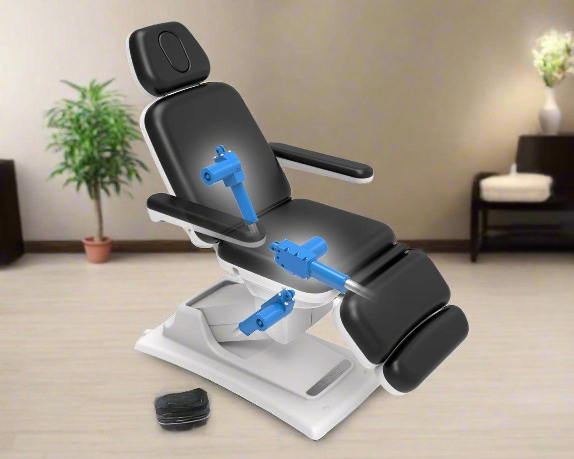New Professional 3-Motor Electric Facial Bed & Exam Chair – Adjustable Salon & Medical Treatment Table S05667