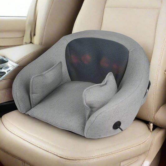 New Shiatsu Back Massage Seat Cushion with Heat – Full Back, Neck & Shoulder Massager for Home or Office FE3334