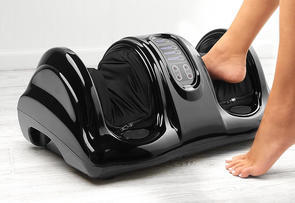 Shiatsu Foot Massager with Wireless Remote | Deep Kneading & Reflexology Relief – S1319