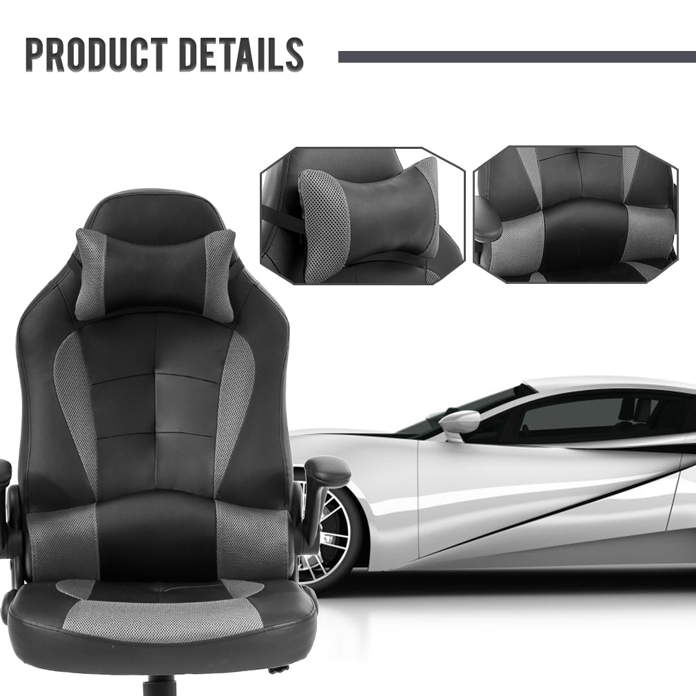 PC Gaming Massage Racing Chair – Ergonomic High-Back with Remote, Model 512436