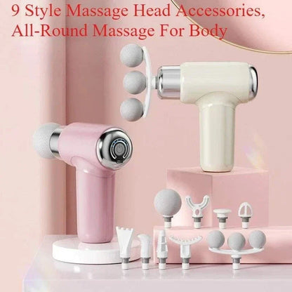 Massage Gun Portable Mini Handheld Fascia Gun Deep Tissue Muscle Relaxation Adjustable Speed Fascia Gun For Body Back Neck Legs