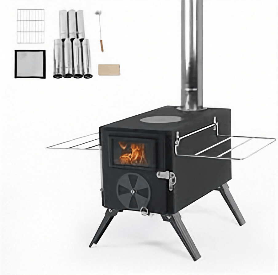 Portable Wood Burning Tent Stove – Compact Camping Heater | 127155