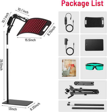 Red Light Therapy Panel 660nm Near Infrared LED Face Body Recovery Light RLT660
