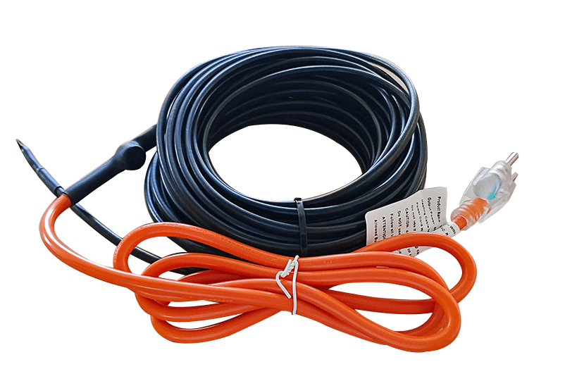 Self-Regulating Pipe Heating Cable with Thermostat – 60 FT & 100 FT Heat Tape, 120V