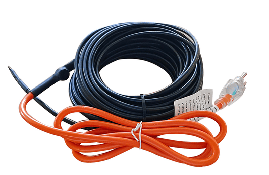 Self-Regulating Pipe Heating Cable with Thermostat – 60 FT & 100 FT Heat Tape, 120V