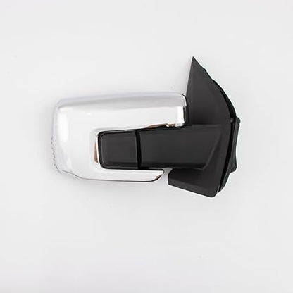 Side Door Mirror for Ford F-150 2021–2024 – Chrome Heated Mirror with Turn Signal & Blind Spot Glass
