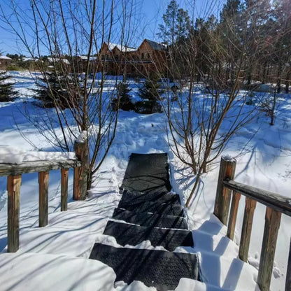 Snow Melting Stair Mat 10x30" – Heated Rubber Ice Melt Mat for Stairs, Walkways, &amp; Entrances &nbsp;Model SMM01030